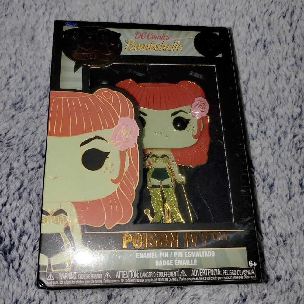 Funko Pop Pins Dc Comics Bombshells Poison Ivy #13, New in Box